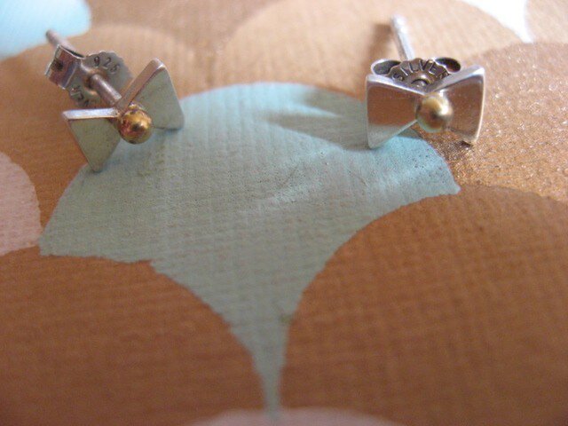 【 リボン ピアス 】の画像1枚目