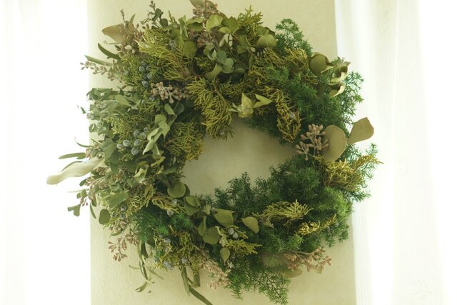 green wreath(large)の画像1枚目