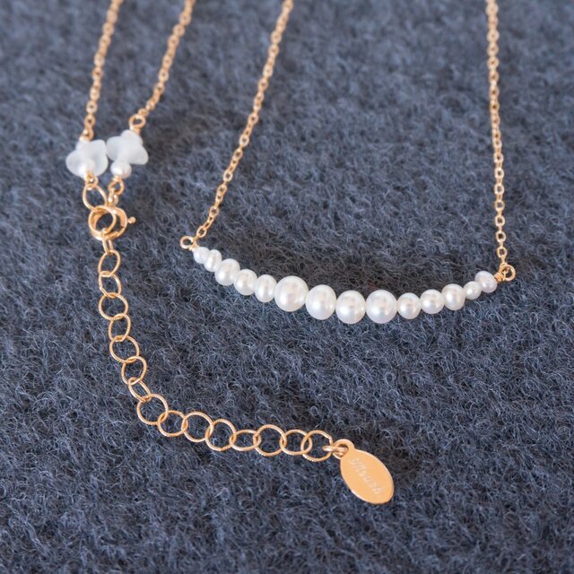 sea glass Necklace7*(14kgf)/シーグラス・ビーチグラスの画像1枚目