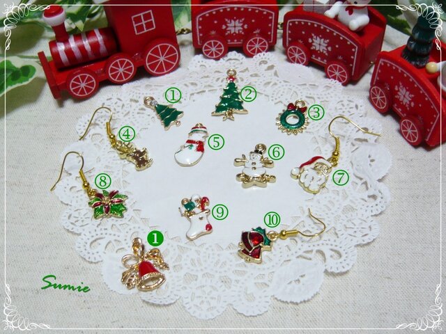 ☆クリスマスピアス ①☆の画像1枚目