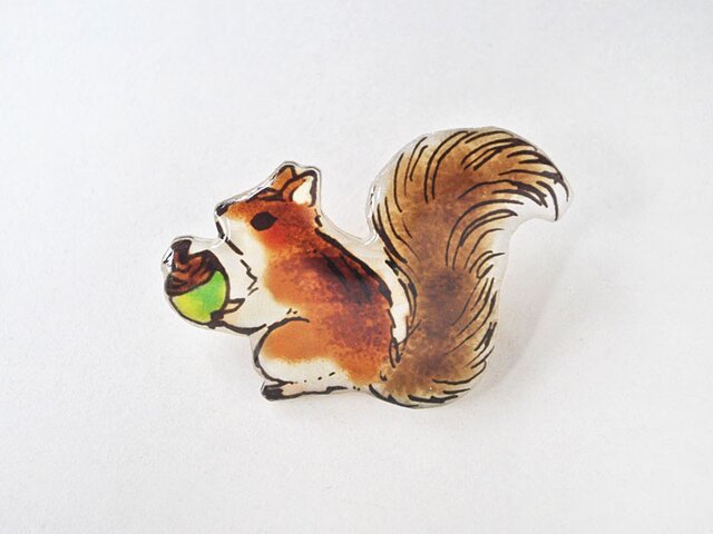 020 SQUIRREL BROOCHの画像1枚目