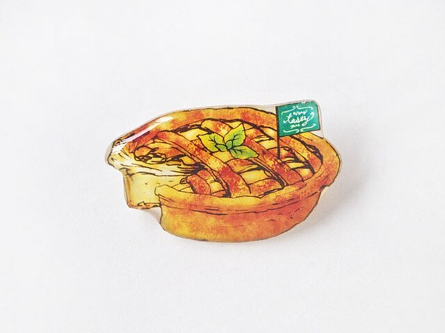 022 APPLE PIE BROOCHの画像1枚目