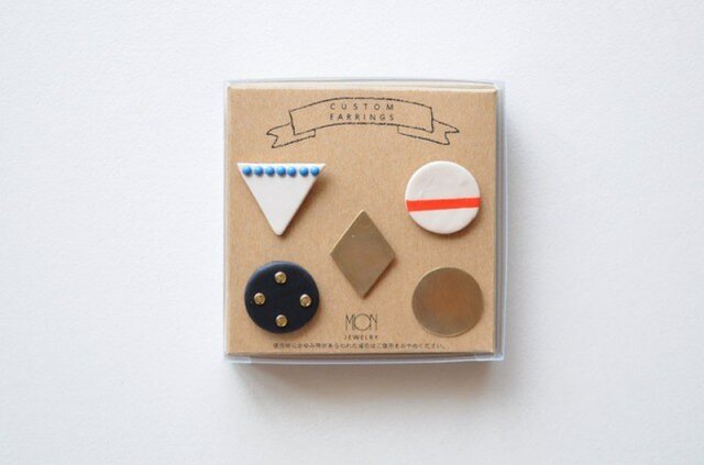 CUSTOM earrings-Bの画像1枚目