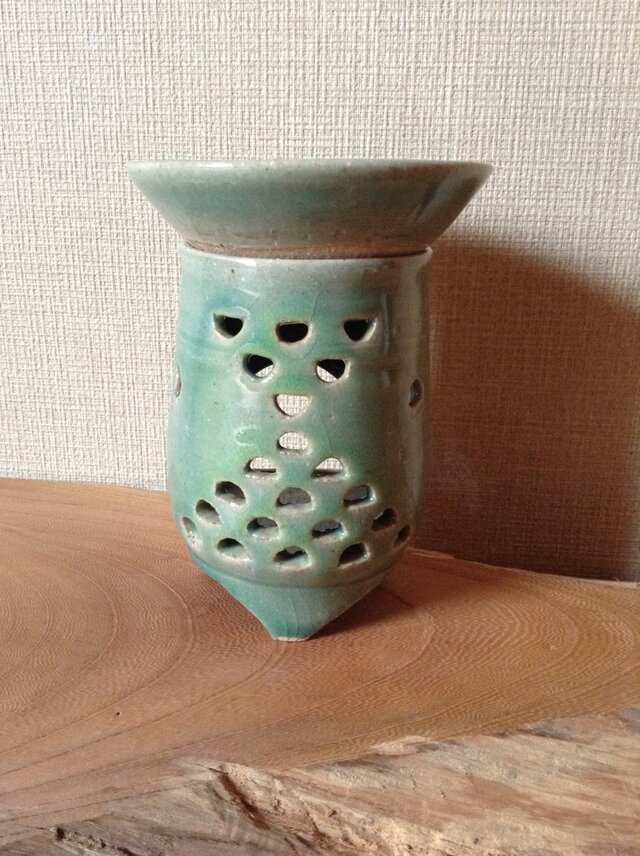 茶香炉ー青海波紋の画像1枚目