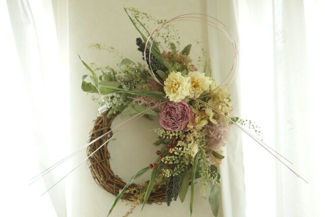 お正月にも。。wreathの画像1枚目