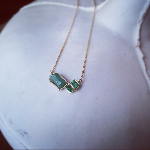 K10 Emerald necklace