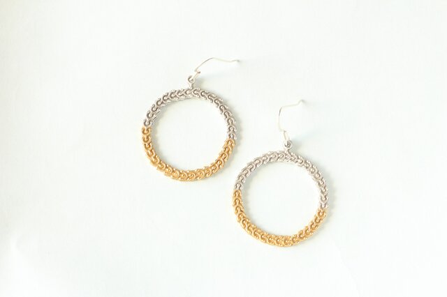 【受注生産】Marine plants Loop P.Earrings(ピアス)の画像1枚目