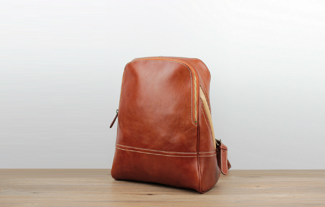 本革 クラシック風リュックサック 楽しい旅人 カジュアル用 | iichi