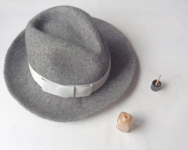 Wool Hat (gray)の画像1枚目