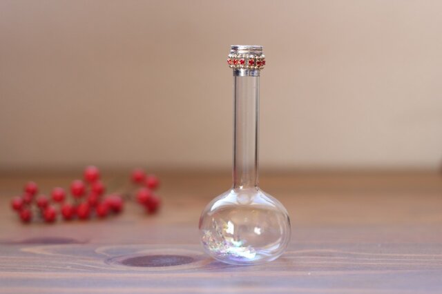 Flask (雪の小瓶)万華鏡 赤の画像1枚目