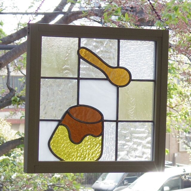 プリンのステンドグラスパネル 01の画像1枚目