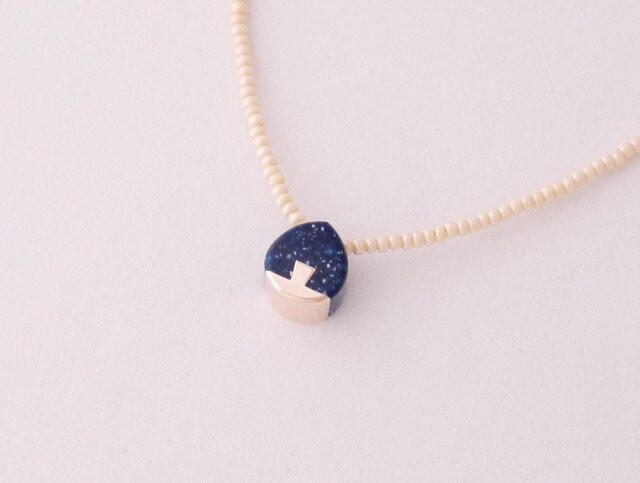 ネックレス Drop mini Night blue S12の画像1枚目