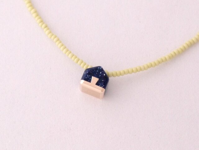 ネックレス Home mini Night blue S08の画像1枚目
