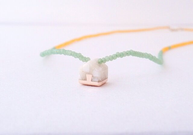ネックレス Home mini White nuts S05の画像1枚目