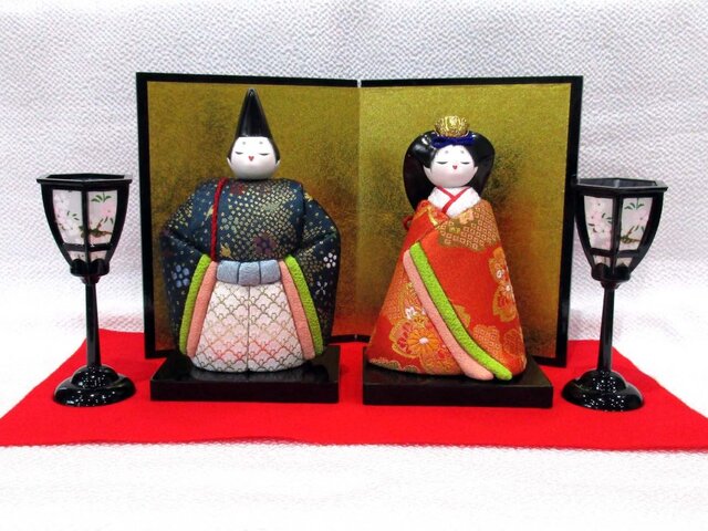 桜花立雛セットの画像1枚目