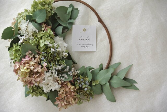 水無月とユーカリのwreath.mlの画像1枚目