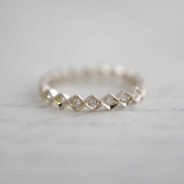 K10WG Eternity ring {R043K10WG}の画像1枚目