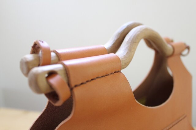 本革手縫いの ubud bag （ヌメ） | iichi ハンドメイド・クラフト作品・手仕事品の通販