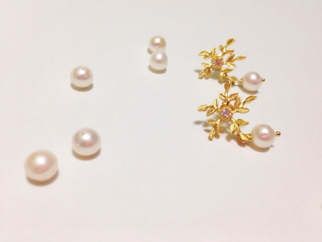 14kgf【jewelry series】snow crystal leafの画像1枚目