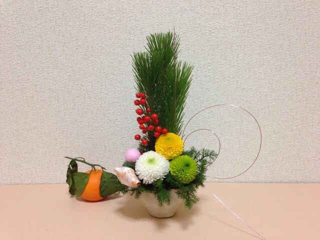 お正月アレンジメント Bの画像1枚目