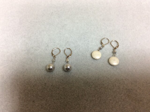ピアス2点 (オーダーのお品)の画像1枚目