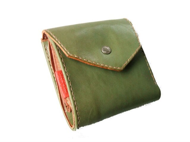 half wallet モスグリーンの画像1枚目