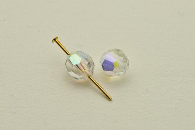 ヴィンテージスワロフスキー クリスタル Ab 7 0mm 10個セット B1002 070 Iichi ハンドメイド クラフト作品 手仕事品の通販