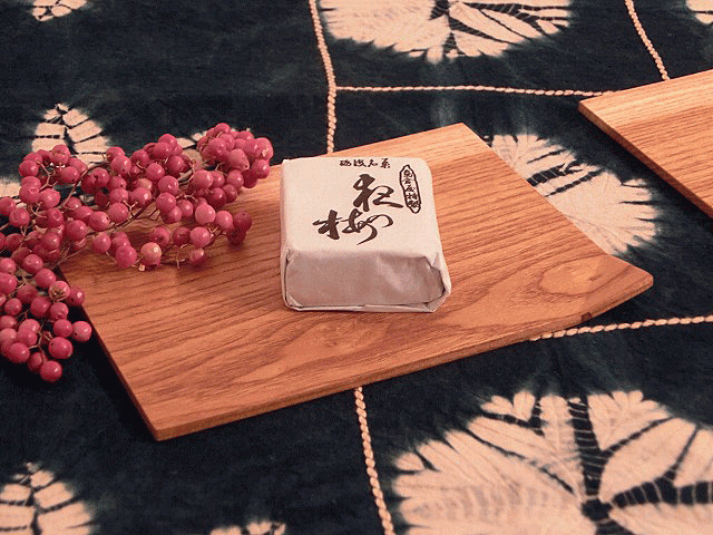 桑 銘々皿「kiori」15×11.5cm 5枚セットの画像1枚目