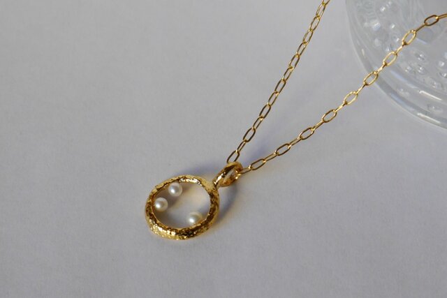Bubble necklace(K18GP)の画像1枚目