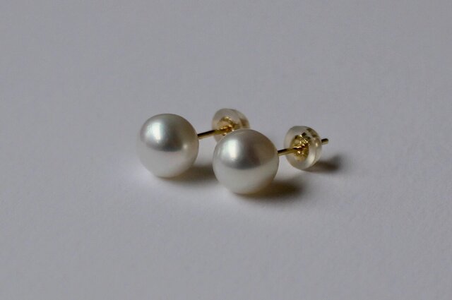Simple parl pierce / K18の画像1枚目