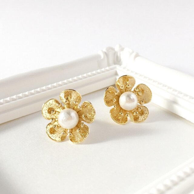 flower pierce ≪gold≫の画像1枚目