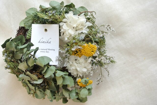 season wreath.冬のひだまりの画像1枚目