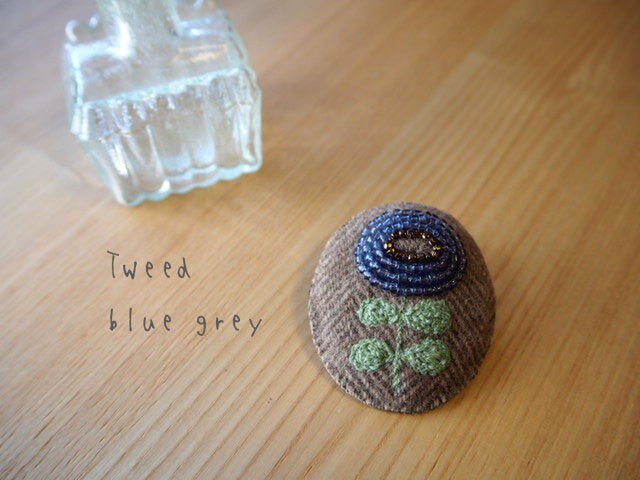 Tweed blue grayの画像1枚目