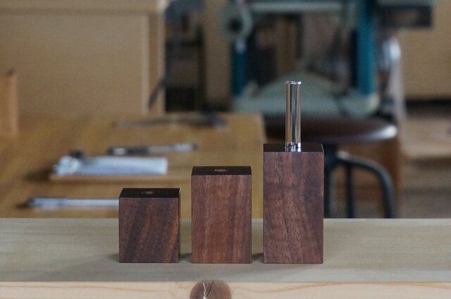 wood vase 60 ウォールナットの画像1枚目