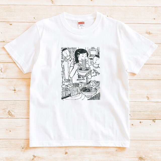 もりもり食べる子 【 Tシャツ 半袖 】 | iichi 日々の暮らしを心地よく