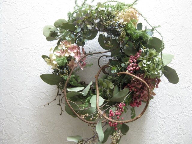 ユーカリとミナズキの冬のwreathの画像1枚目