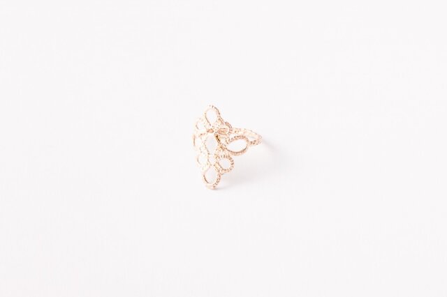 Lace Ring#2 K10 Goldの画像1枚目