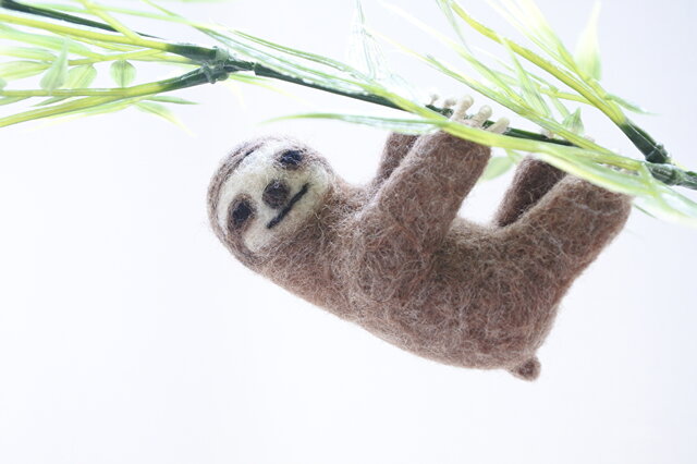 なまけもの 6830 なまけもの（小）モヘア：おもちゃ：百町森