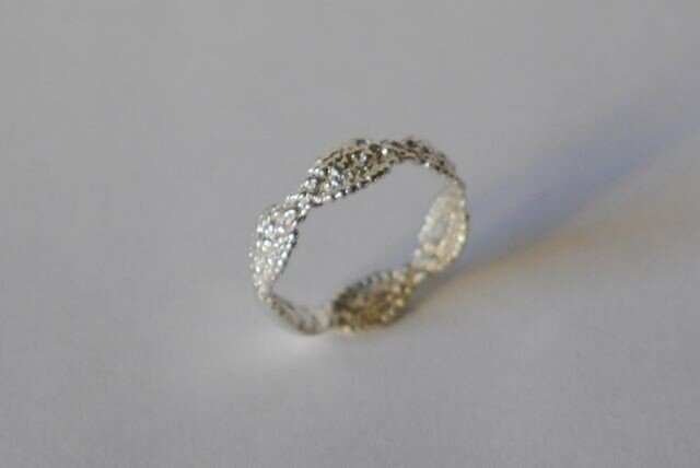 再販★lace ring(sv)の画像1枚目
