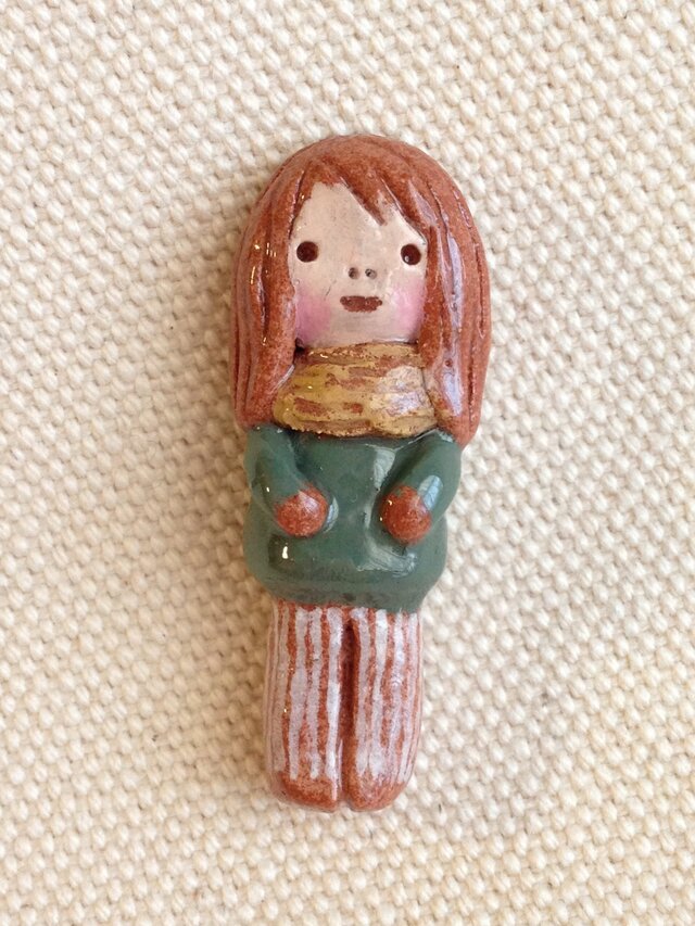 ブローチ【マフラー】の画像1枚目