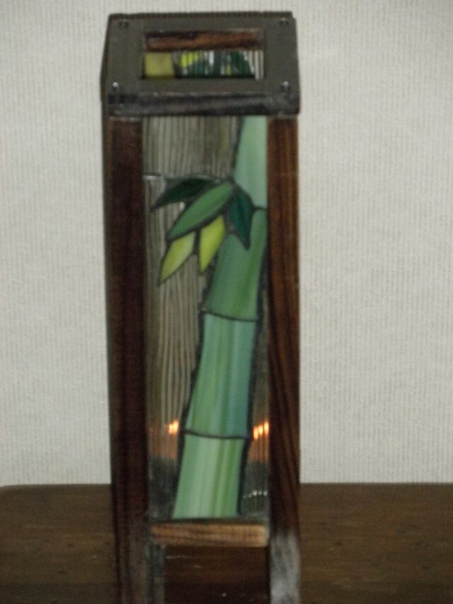 長型行灯(冬の竹林)の画像1枚目