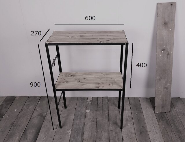 シェルフ・ラック【アイアンシェルフ/Iron shelf/2段】 | iichi 日々の