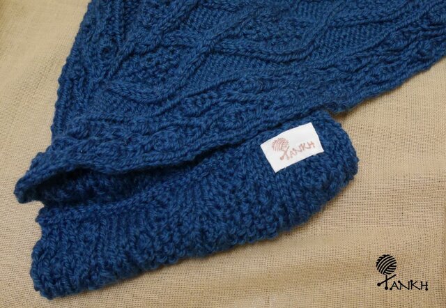 アラン模様ニットスヌード | iichi 日々の暮らしを心地よくする