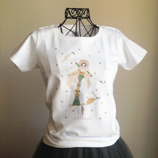(即日発送・Lサイズ完売!)★ロパートキナ限定コラボ商品★ ロシアの踊りTシャツ(レディース)の画像1枚目
