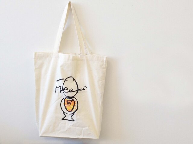 「Free」薄手エコバッグ*の画像1枚目