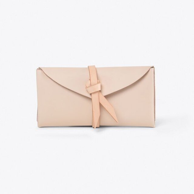 ori long wallet #beige/ 折りロングウォレット #ベージュ(ヌメ)の画像1枚目