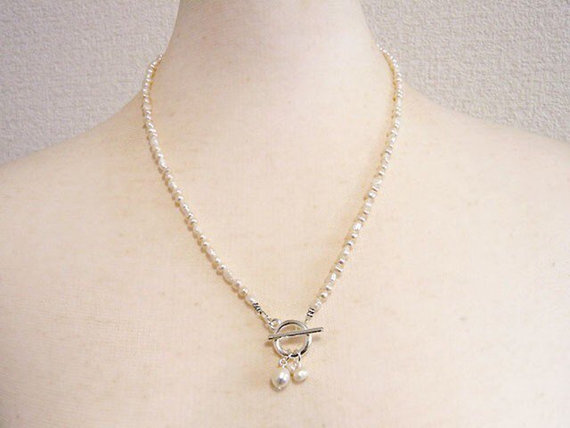 淡水パール マンテルネックレス(SVカラー) | iichi 日々の暮らし