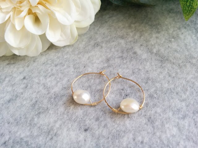 14kgf genuine pearl (GF)の画像1枚目