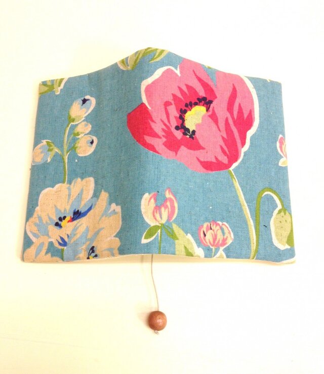 みずいろお花Bookカバーの画像1枚目