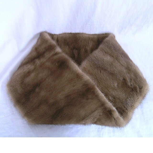 new antique fur ¶ パステルミンク∞かなり大nejiriスヌード/ストール